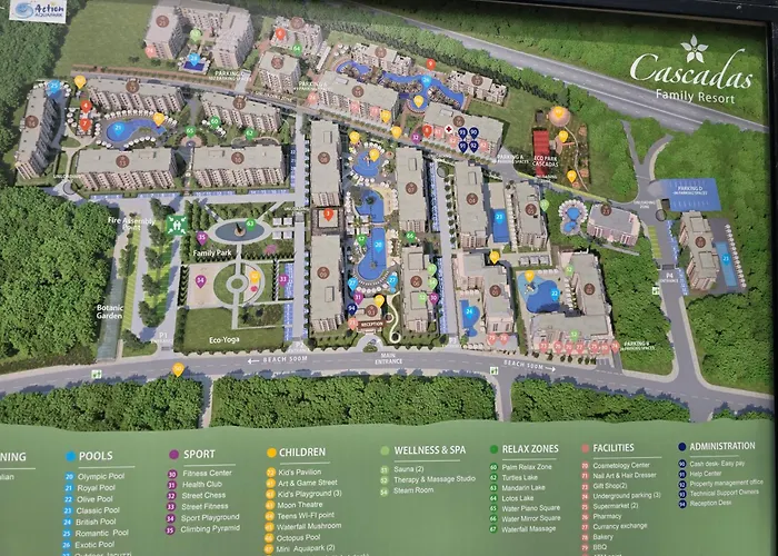 אתר נופש Cascadas Pool View Luxury Sunny